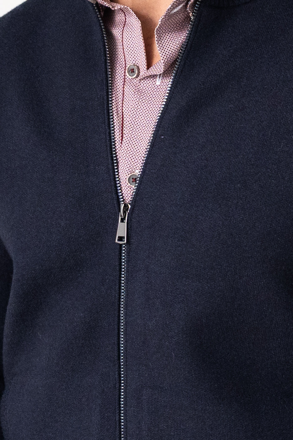 Jersey chaqueta hombre azul marino