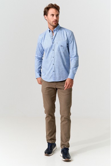 CAMISA HOMBRE LIBERTY FONDO CELESTE