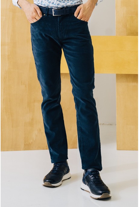 PANTALÓN CARGO MARINO SLIM FIT