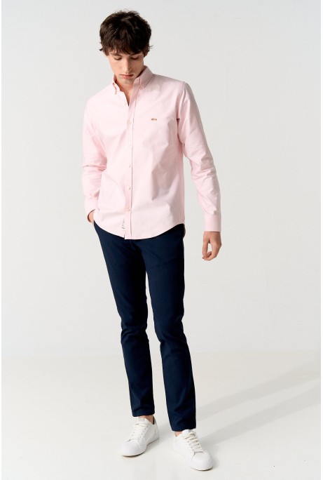 CAMISA OXFORD ROSA REGULAR FIT