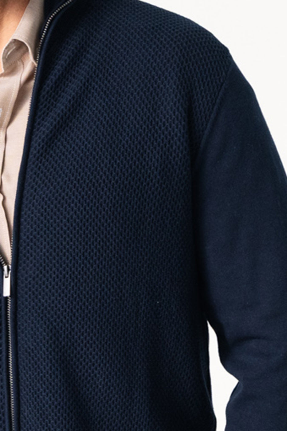 Jersey chaqueta punto marino