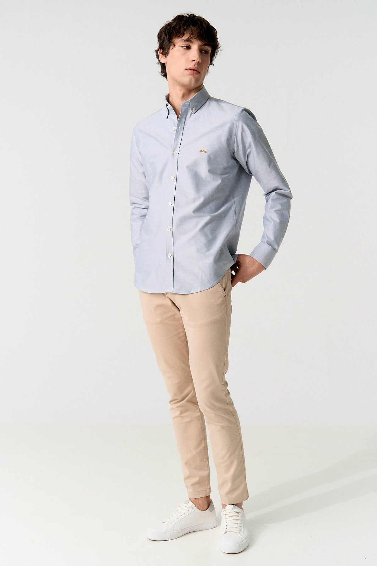 Camisa oxford marino regular fit 